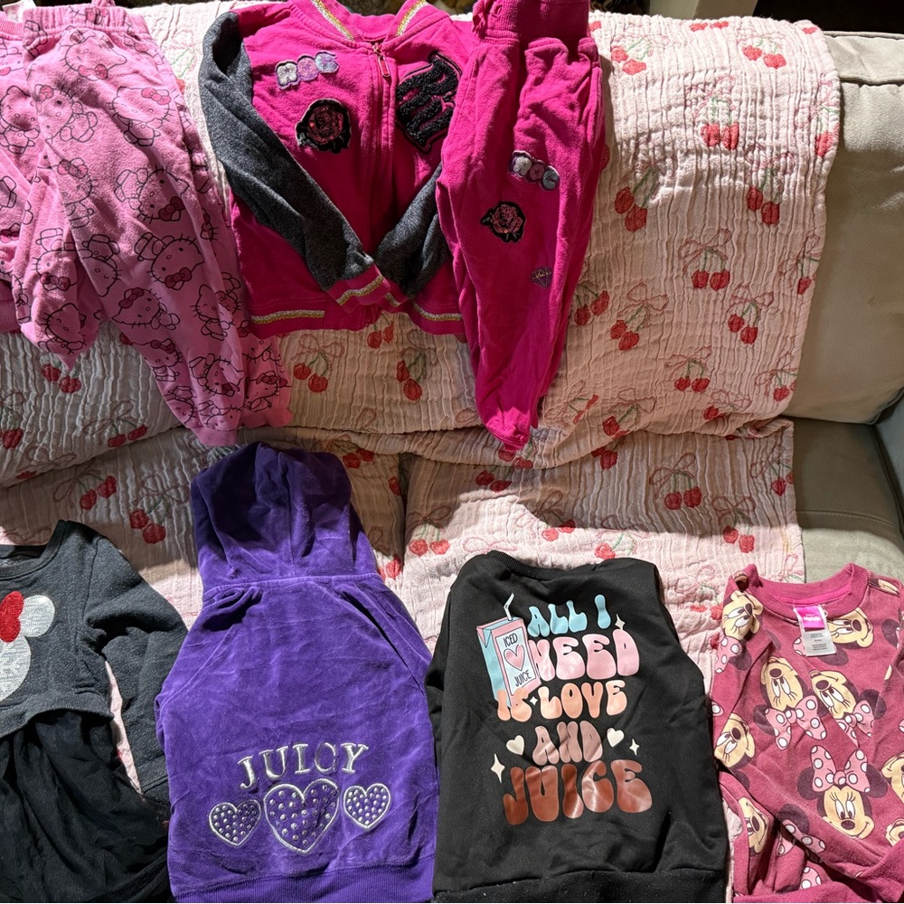 3T TODDLER FALL ACTIVEWEAR LOT  - Pink, Purple, Black